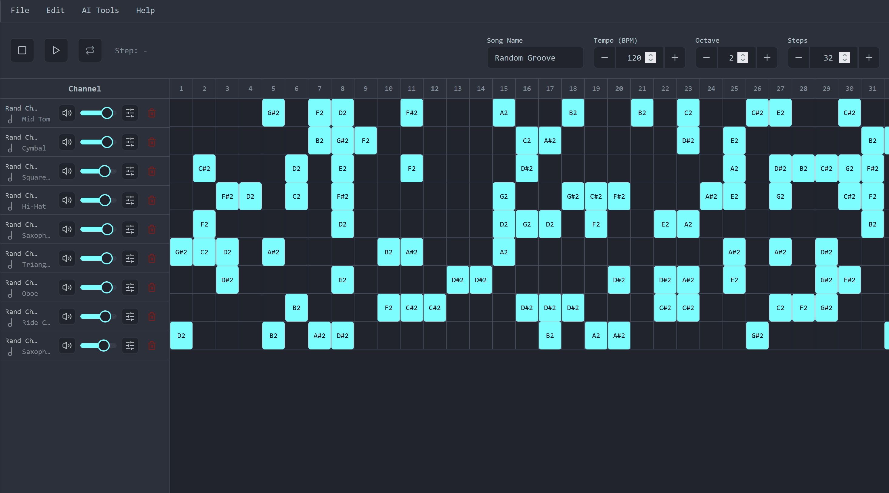 Chiptune Tracker
